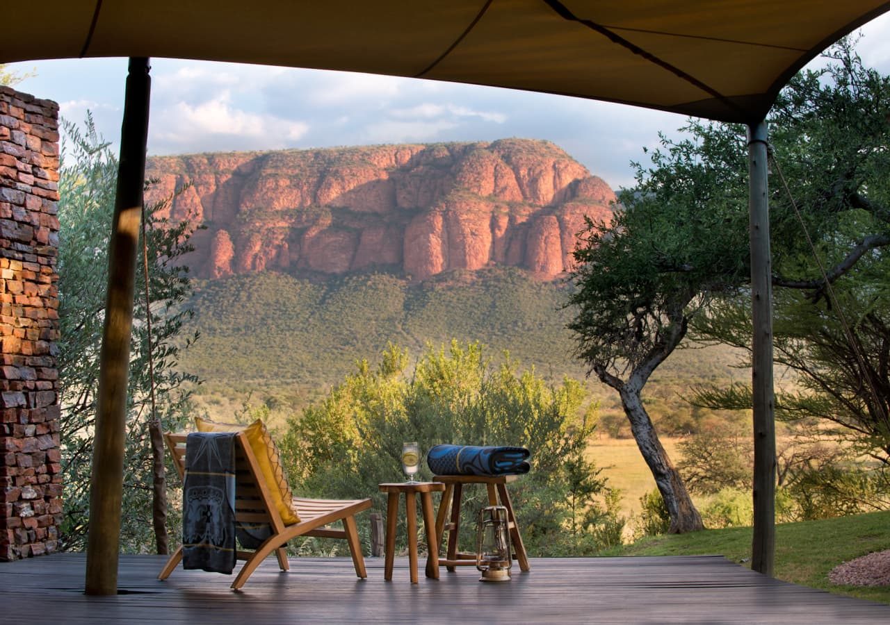 Marataba safari lodge mountain views from the deck 1280