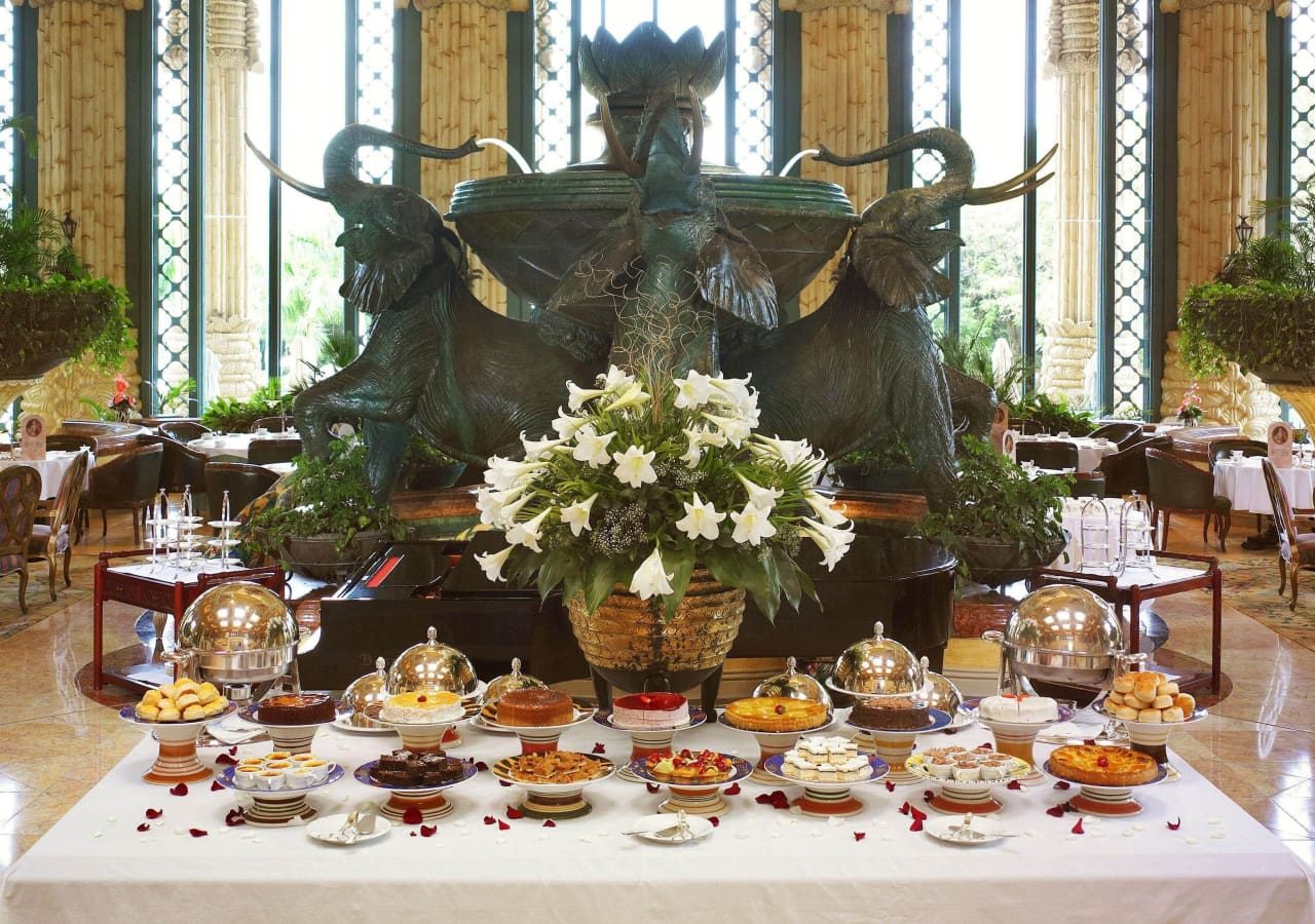 Palace of the lost city high tea at the restaurant 1280