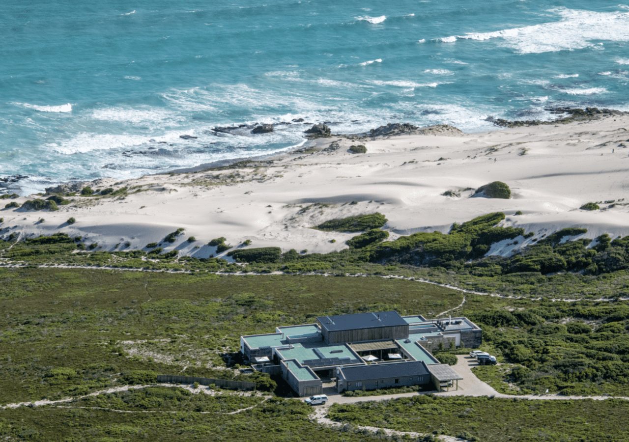 Morukuru beach lodge aerial view of the lodge 1280