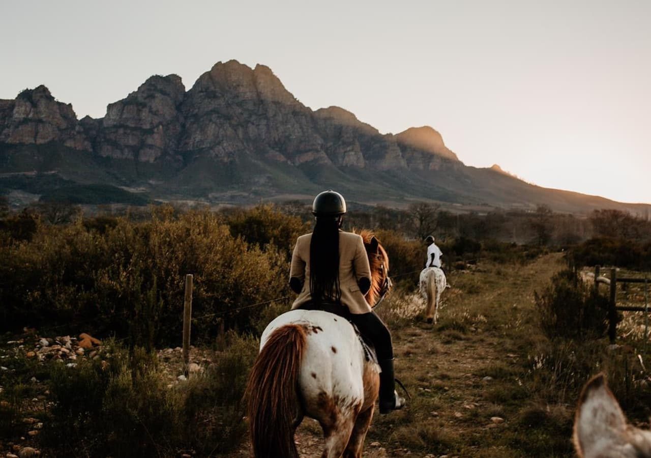 Boschendal horse riding experience 1280