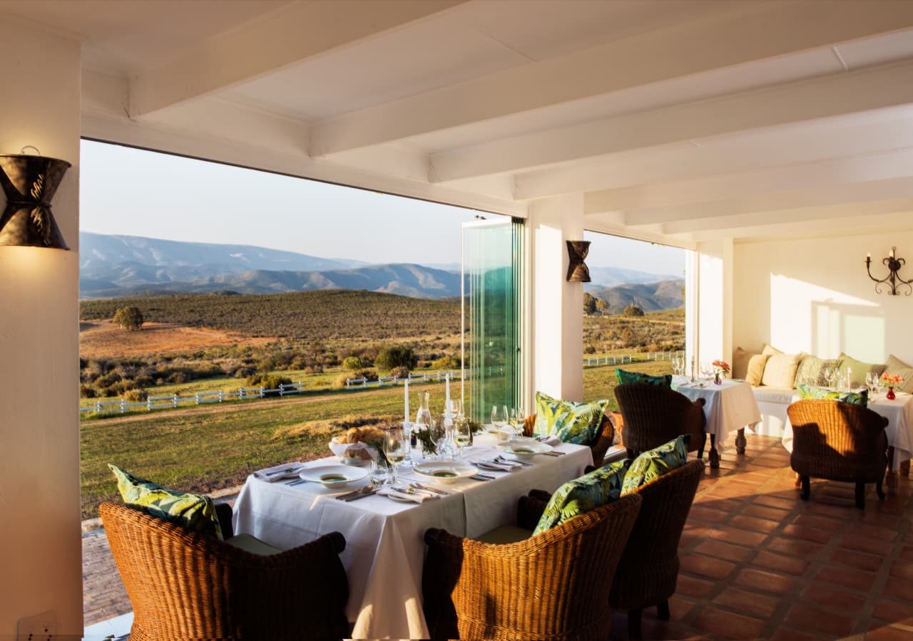 Galenia estate dinner overlooking the olive groves 1280