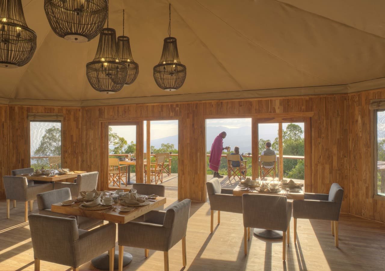 The highlands ngorongoro breakfast area 1280