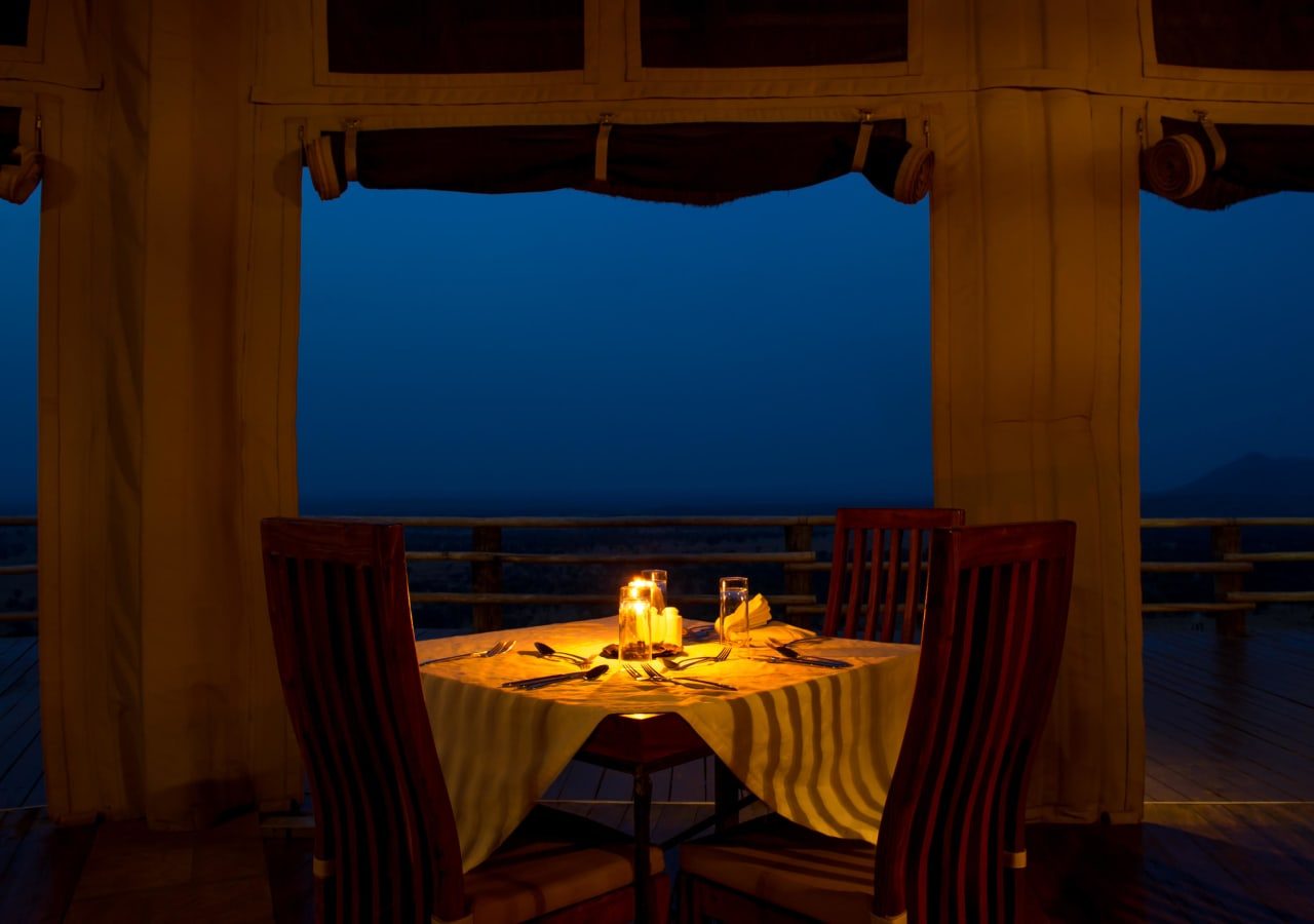 Kubu kubu tented camp romantic dining with a view 1280