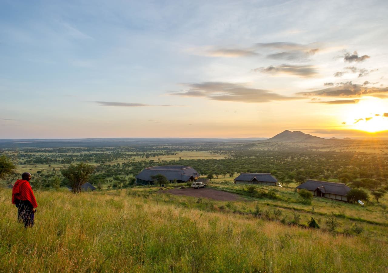 Kubu kubu tented camp view of the lodge 1280