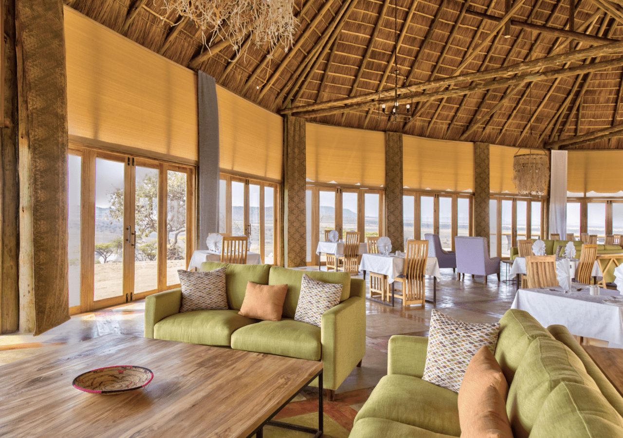 Lahia tented lodge lounge and restaurant area 1280