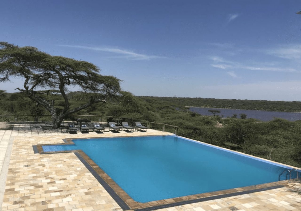 Lake masek tented lodge pool area with a view 1280