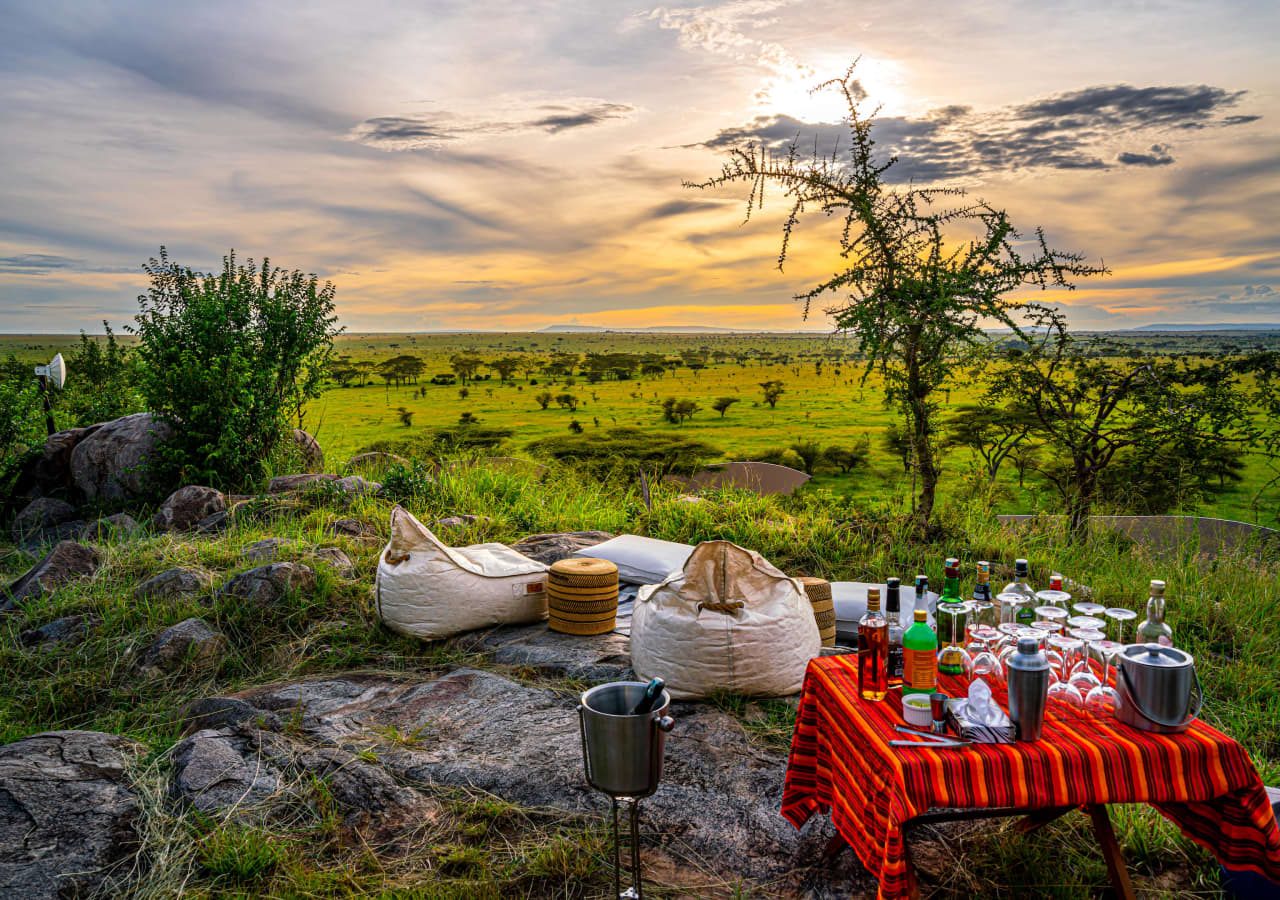 Lemala kuria hills lodge sundowners with a view 1280