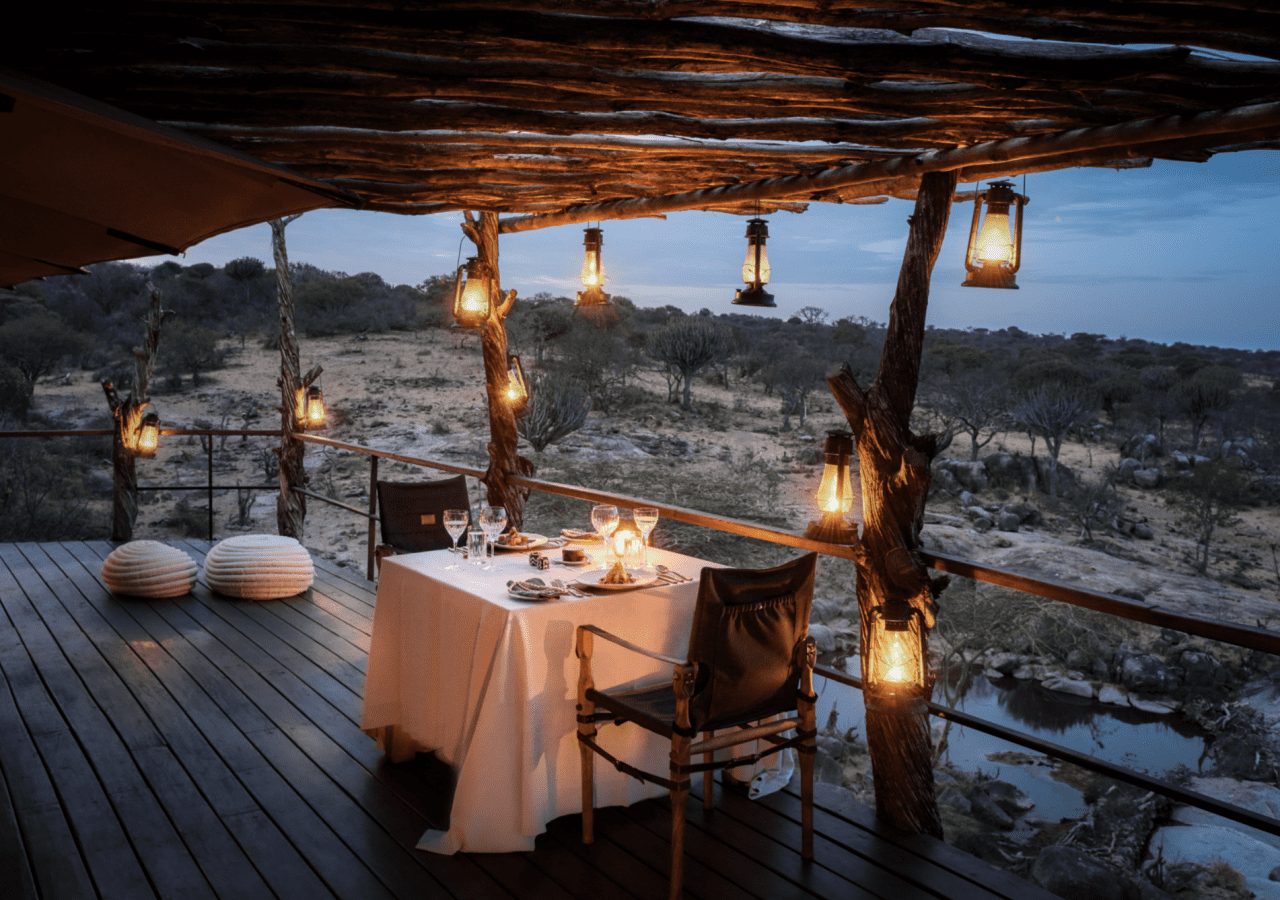 Mwiba lodge library deck dining 1280