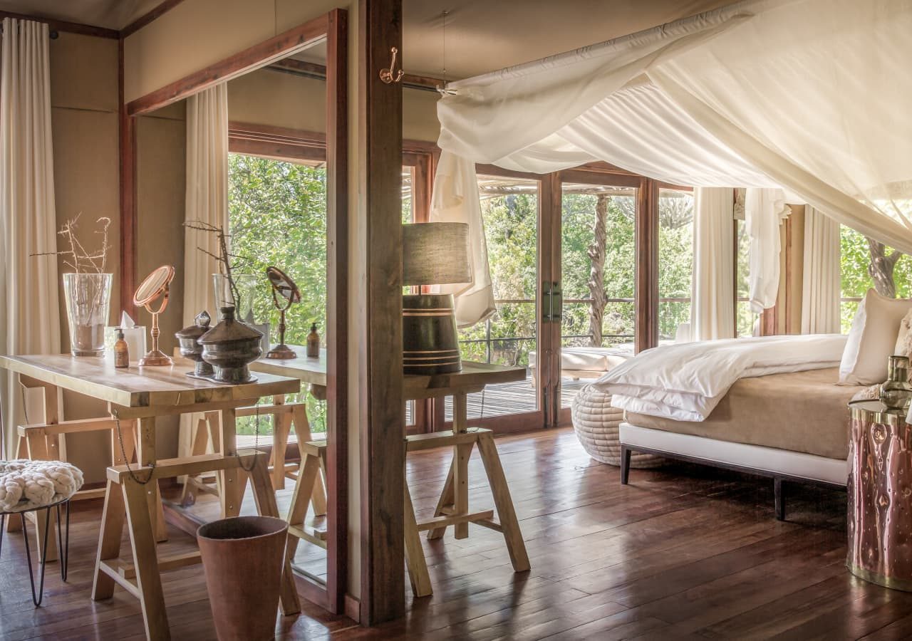 Mwiba lodge tented suite interior 1280