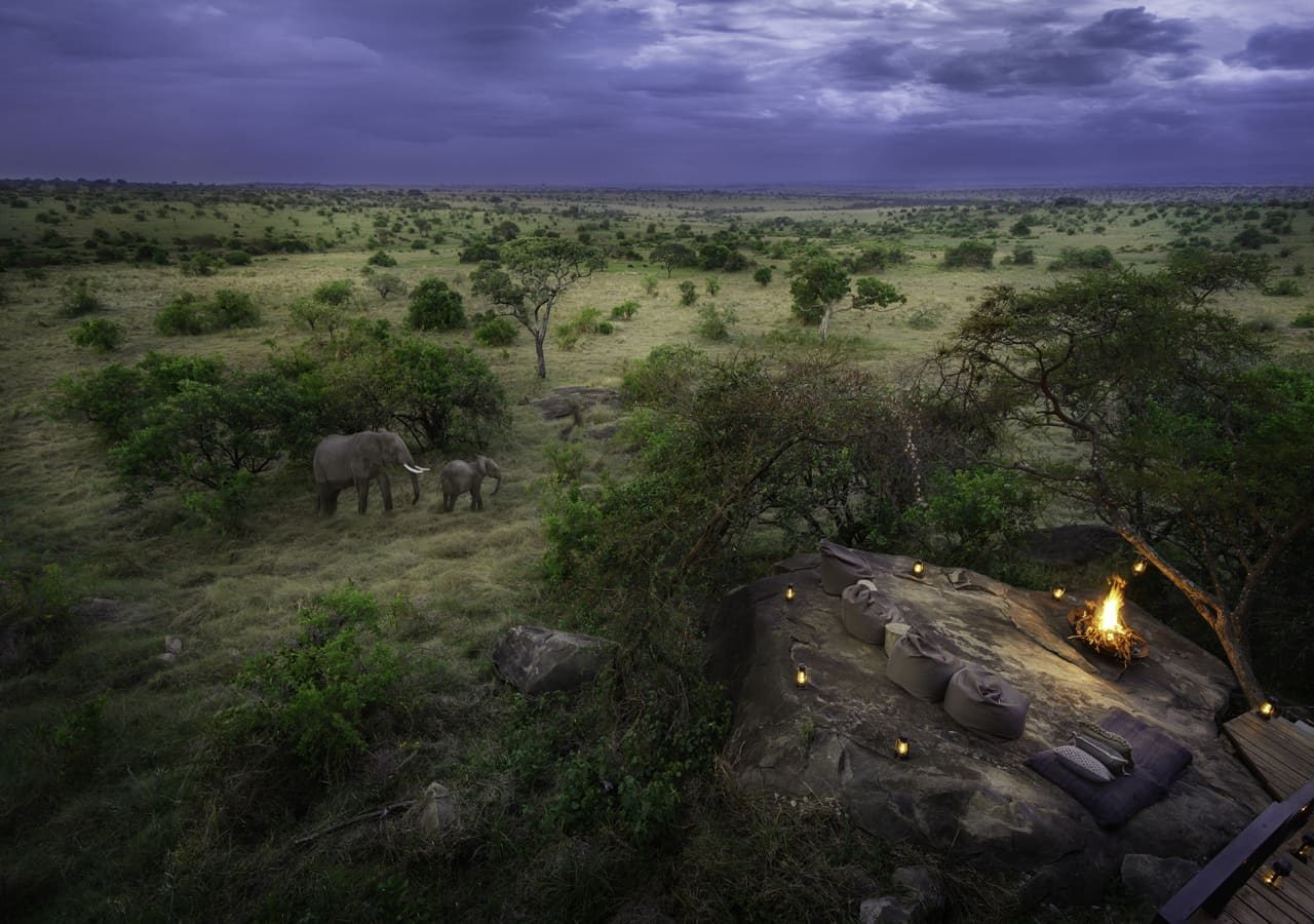 Nimali mara elephant sighting from the firepit 1280