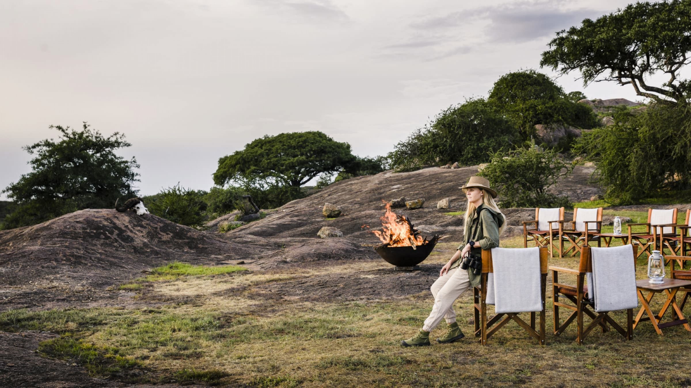 Sanctuary kichakani serengeti camp take in the views from the firepit area 2400