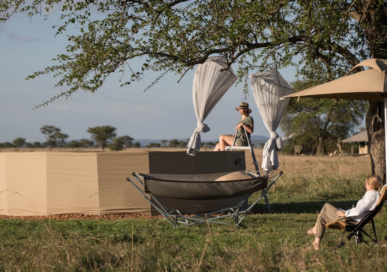 Singita explore mobile tented camp swimming pool 1280