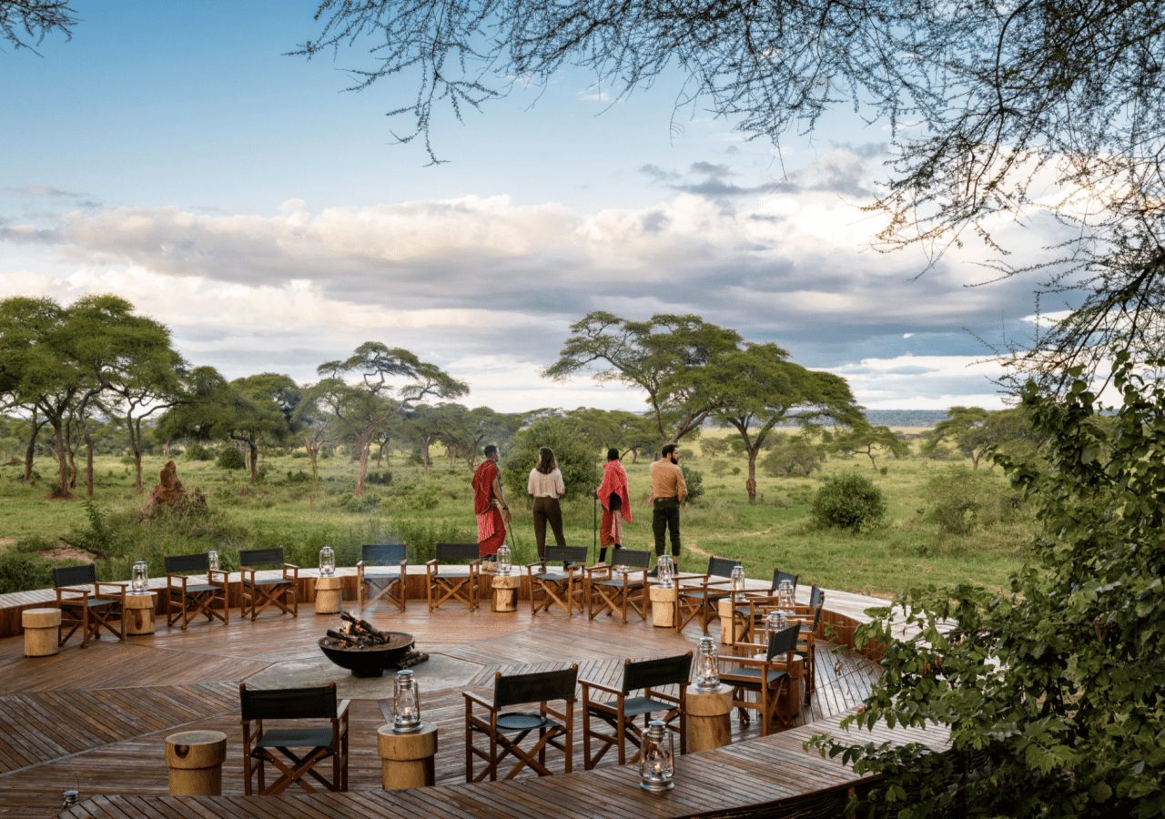 Sanctuary swala camp boma area and view 1280