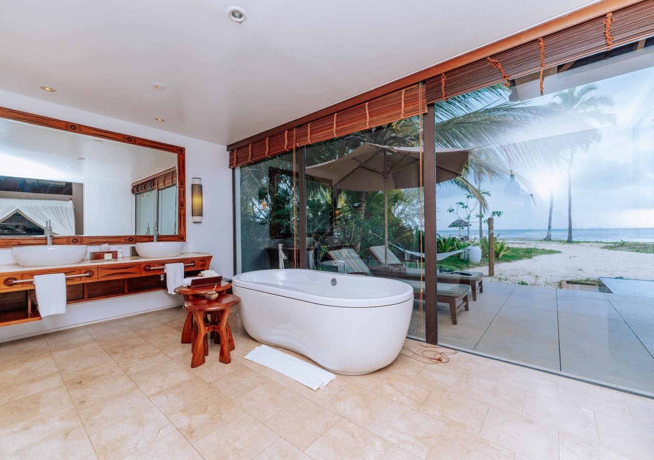 The residence zanzibar bathroom with a view 1280