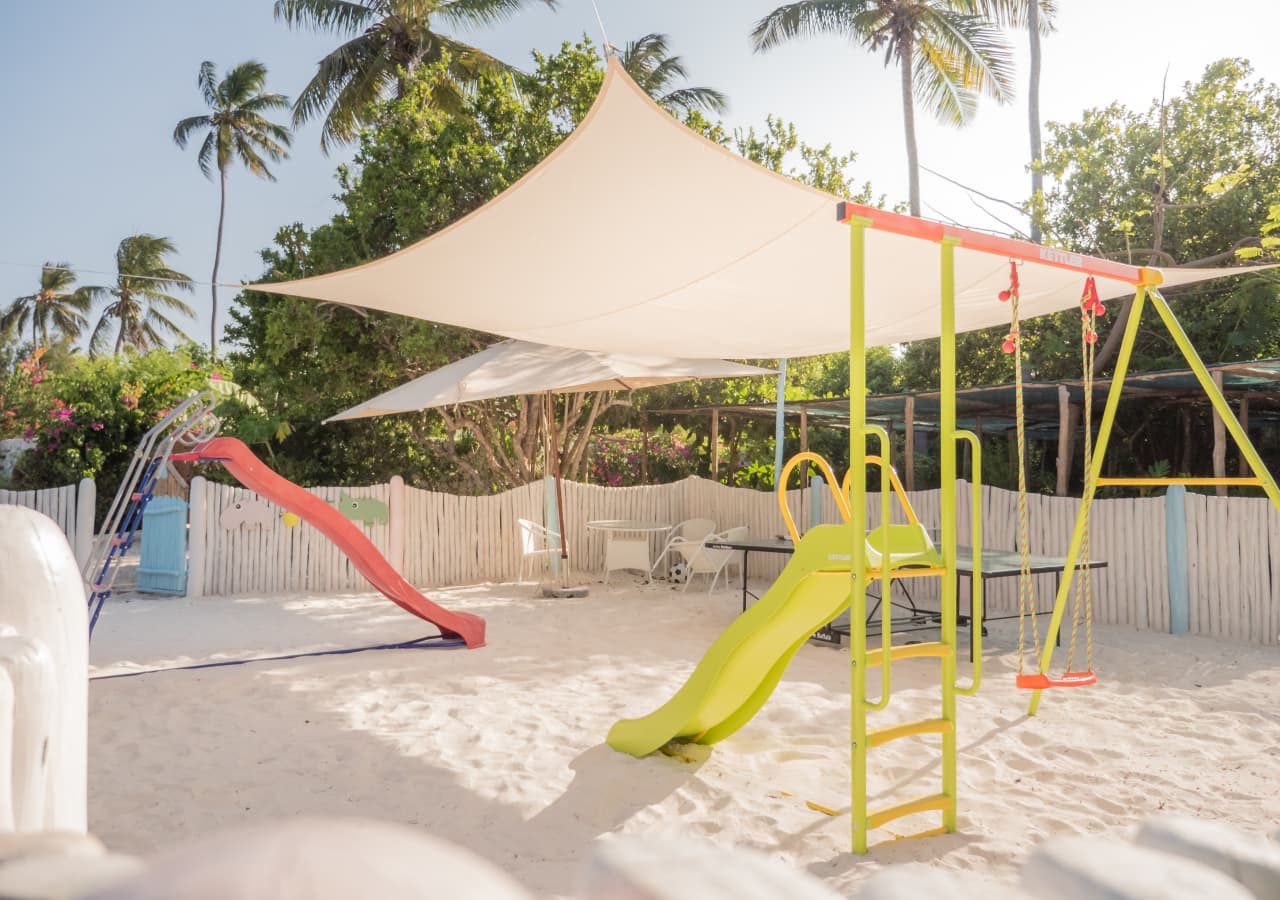 Zanzibar white sand luxury villas and spa kids playground 1280