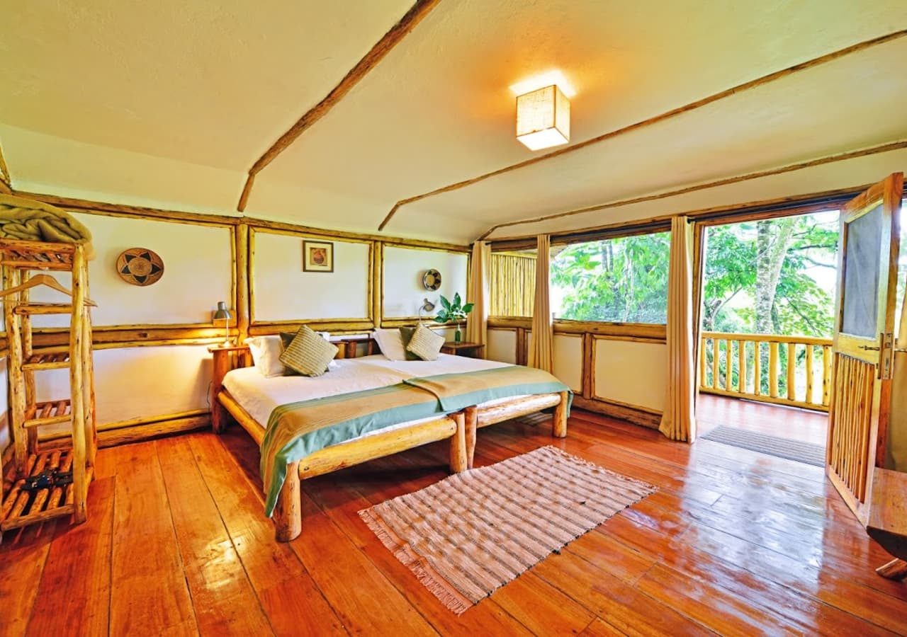 Buhoma lodge twin bedroom 1280