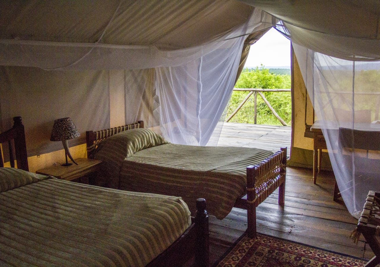 Mantanas lake mburo camp tent interior 1280