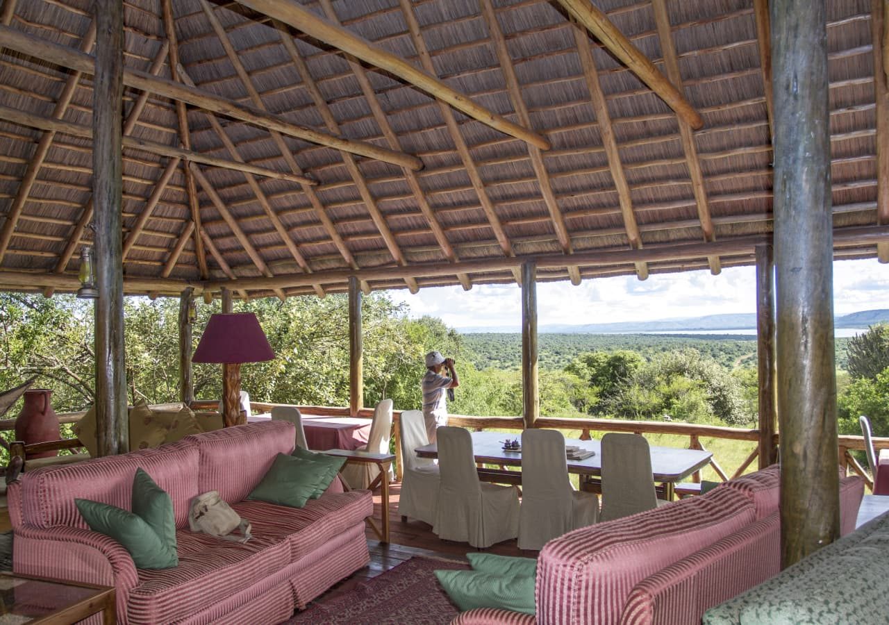 Mantanas lake mburo camp views from the guest lounge area 1280