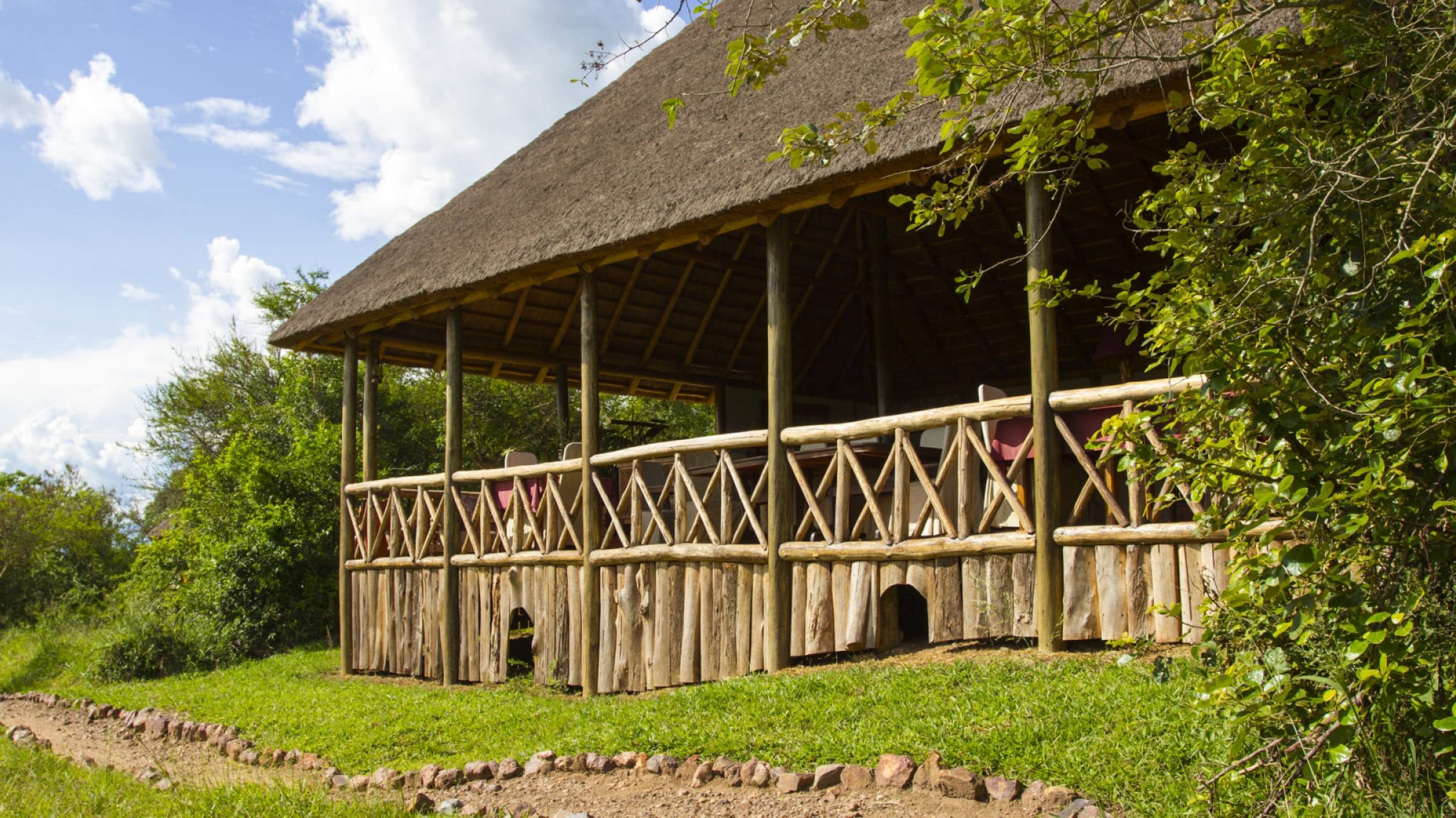 Mantanas lake mburo camp exterior of main camp area 2400