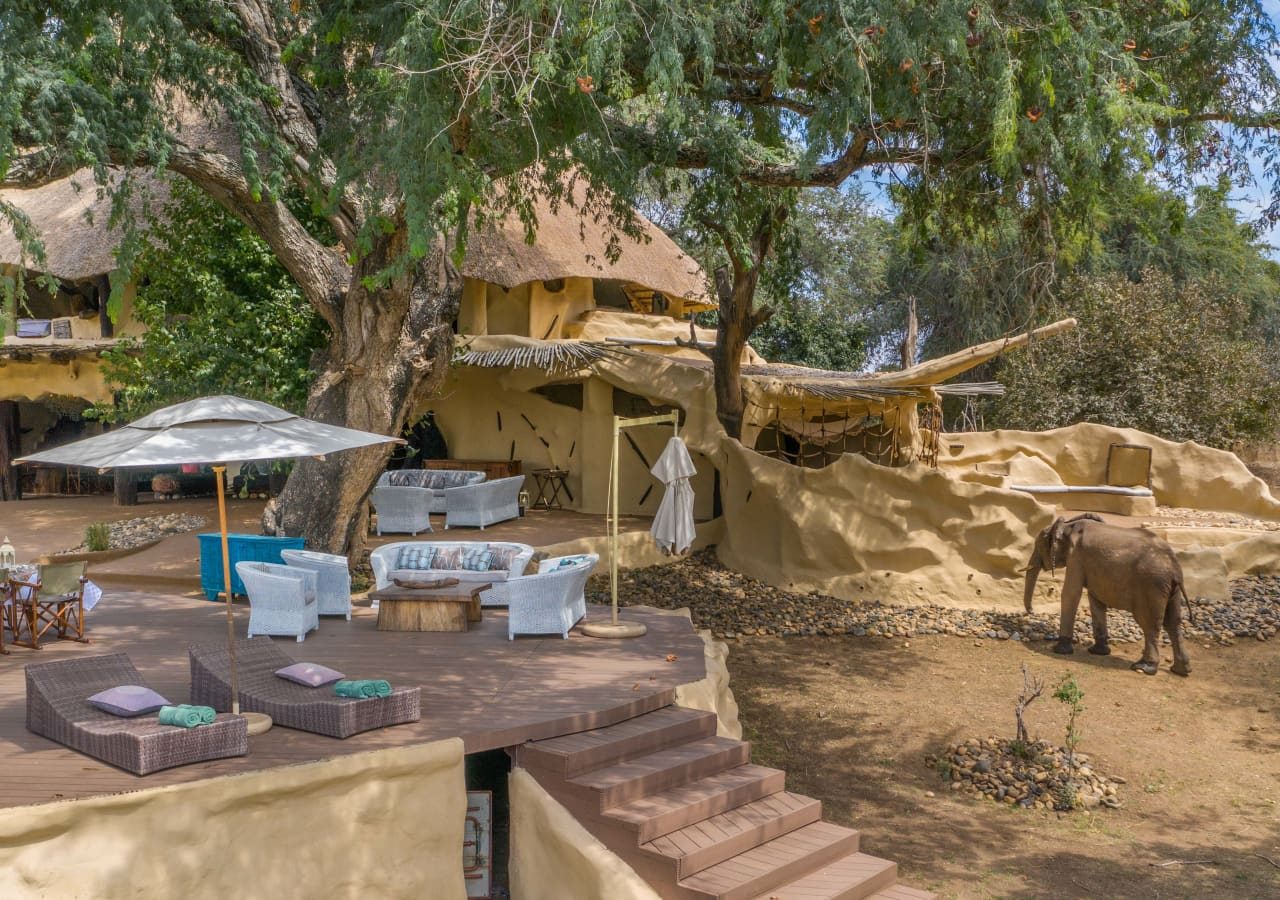 Time tide chongwe house exterior view of the camp 1280