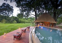 Nkwali camp swimming pool and deck 4256