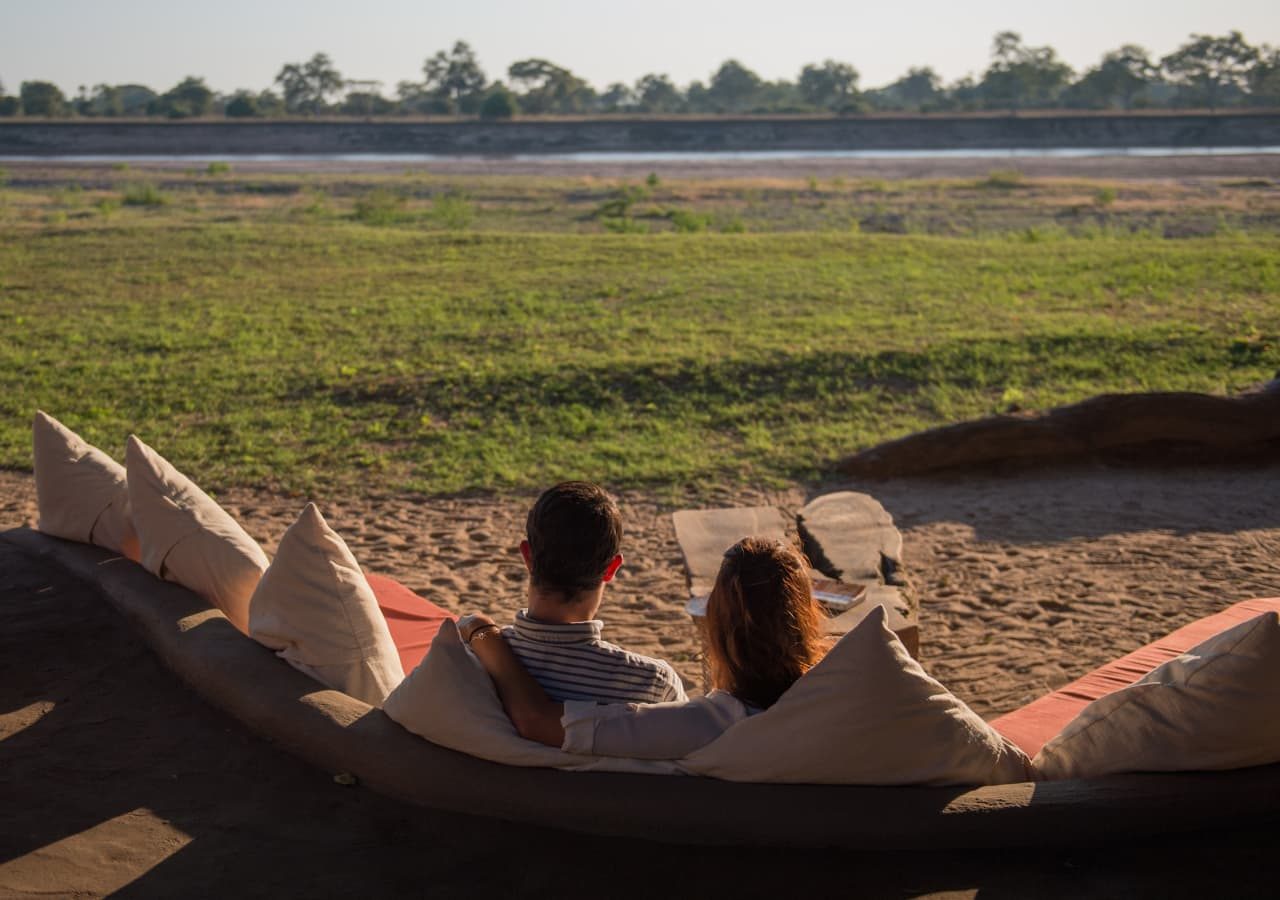 Tena tena camp lounge area overlooking the river 1280
