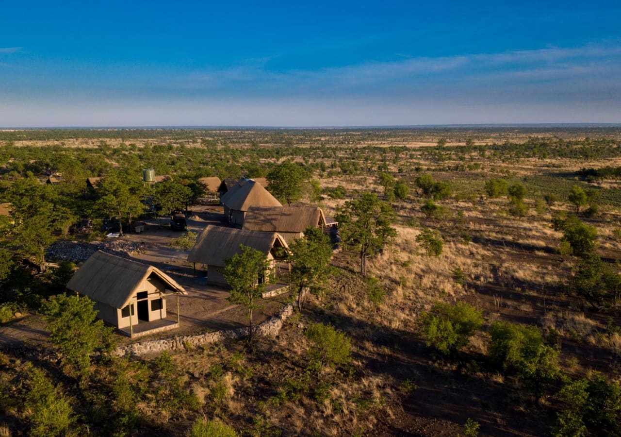 Deka camp aerial view of the camp 1280