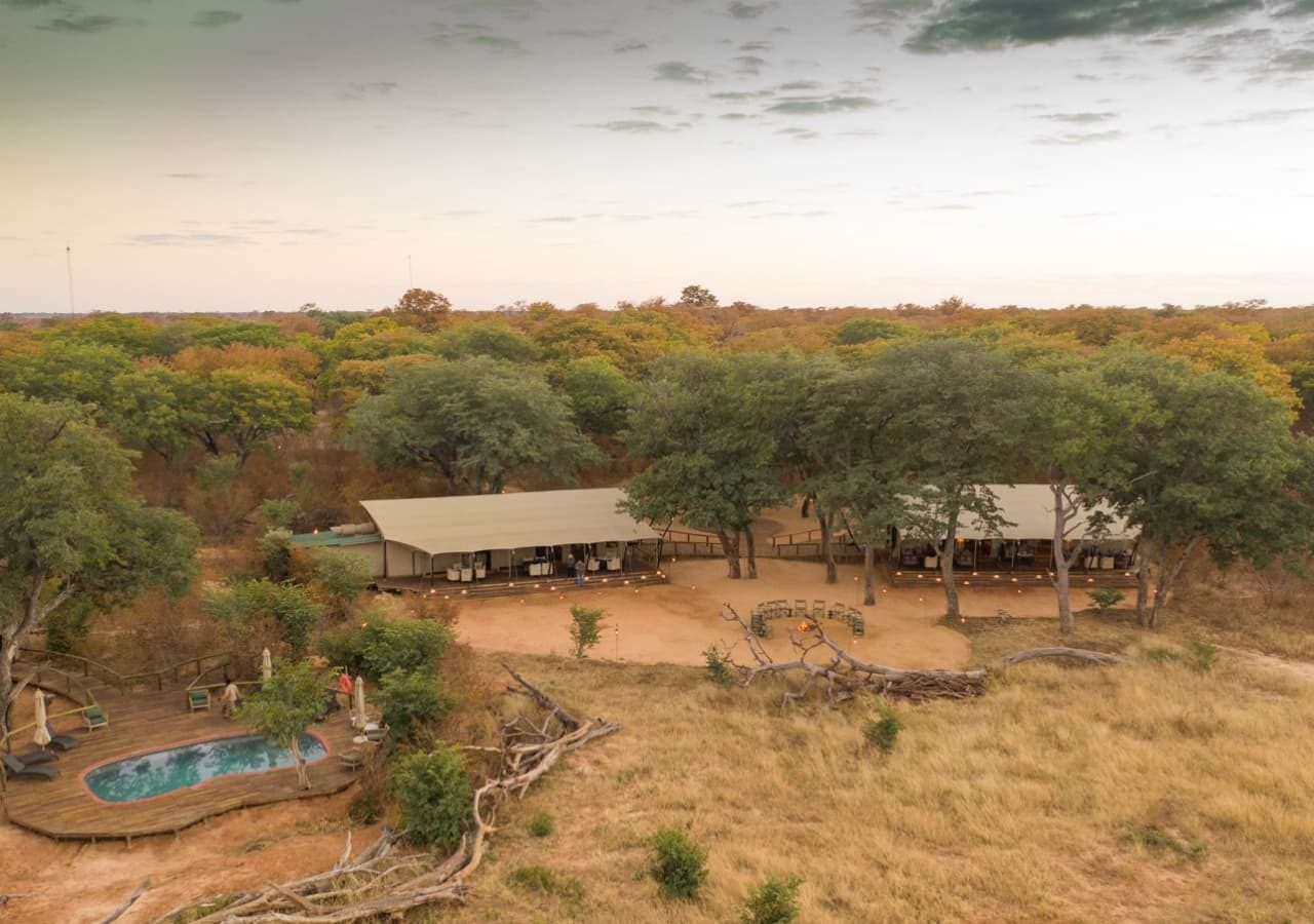 Verneys camp aerial view of the camp 1280